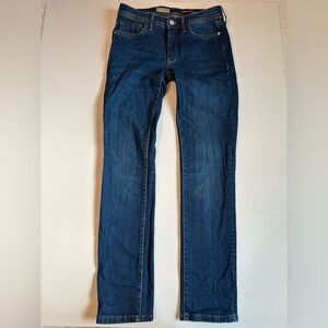 Pilcro Slim Boyfriend Jeans Women’s Size 25 Blue Denim Inseam 29 Made in Turkey